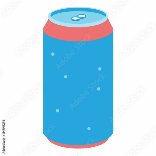 soda can with soda