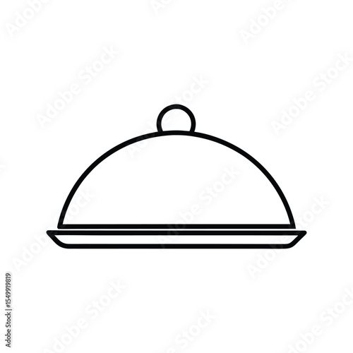 tray line art