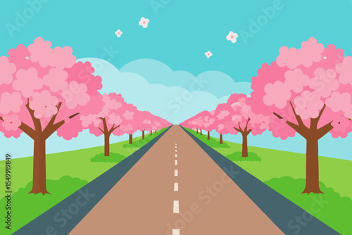 cherry tree in the park