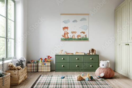 Adorable Animal Art for a Child's Playroom