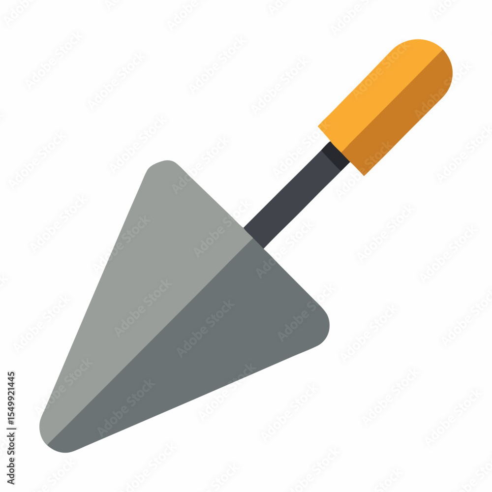 trowel on white background trowel on white background
