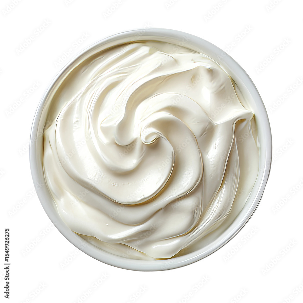 Delightful Dairy: A close-up, overhead shot captures the creamy swirls and smooth texture of fresh, pure cream, inviting a sense of indulgence. Delightful Dairy: A close-up, overhead shot captures the creamy swirls and smooth texture of fresh, pure cream, inviting a sense of indulgence.