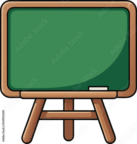 green chalkboard with wooden frame