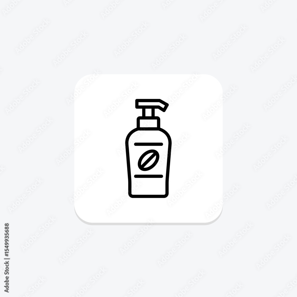 Obraz premium Body Lotion, vector, pixel perfect, illustrator file
