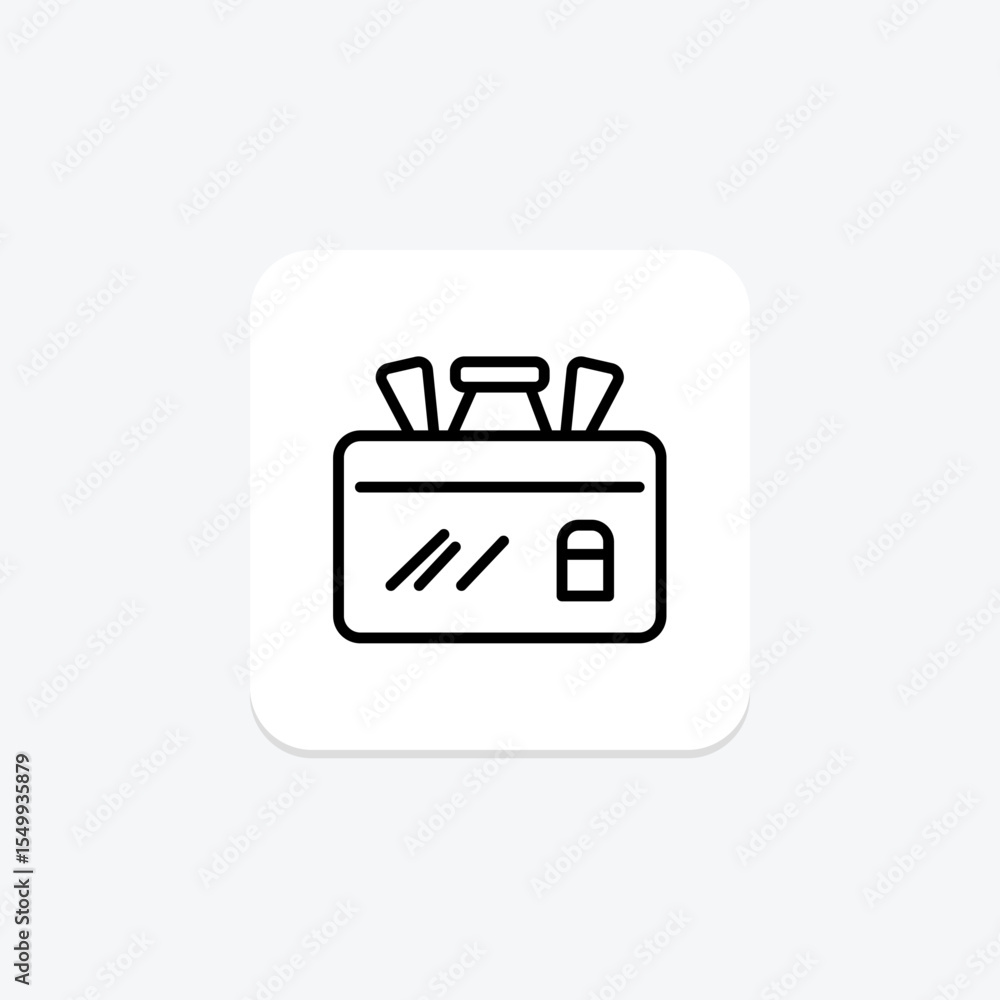 Makeup Case, vector, pixel perfect, illustrator file Makeup Case, vector, pixel perfect, illustrator file