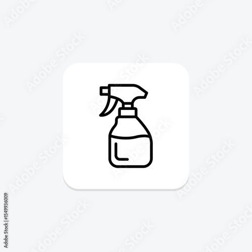 Spray Bottle, vector, pixel perfect, illustrator file