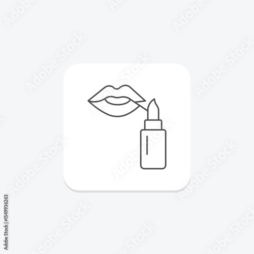 Lip Stain, vector, pixel perfect, illustrator file