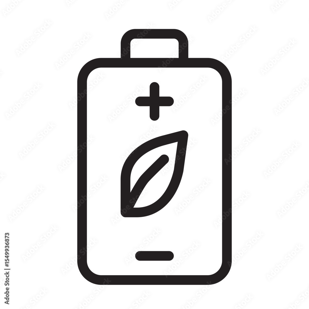 Obraz premium Energy Storage Battery Icon