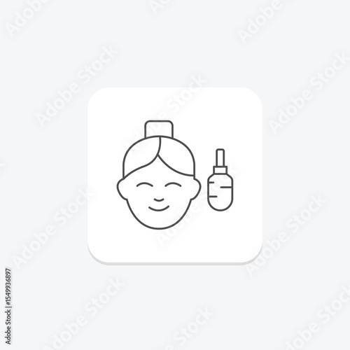 Face Serum, vector, pixel perfect, illustrator file
