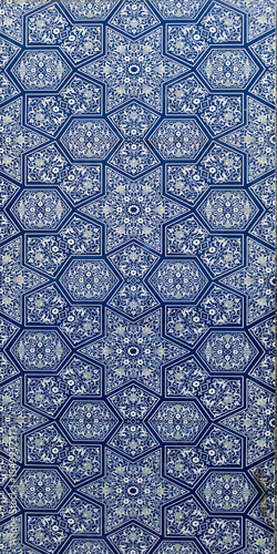 Traditional uzbek ornament. Tashkent, Uzbekistan. Central Asia.