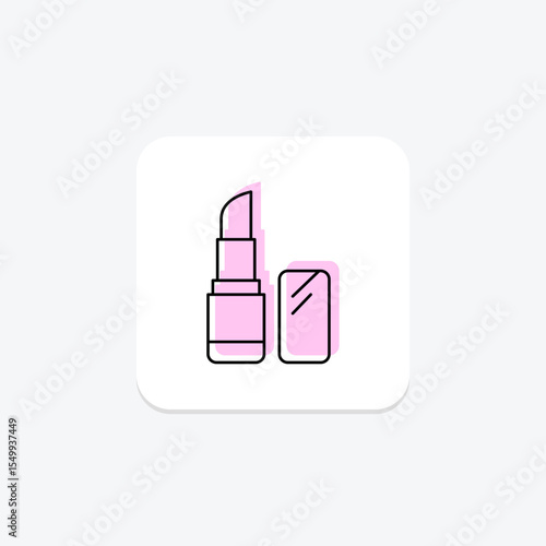 Lipstick, vector, pixel perfect, illustrator file