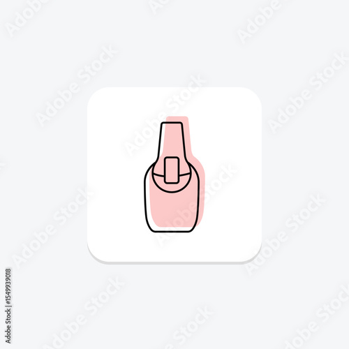 Nail Base Coat, vector, pixel perfect, illustrator file