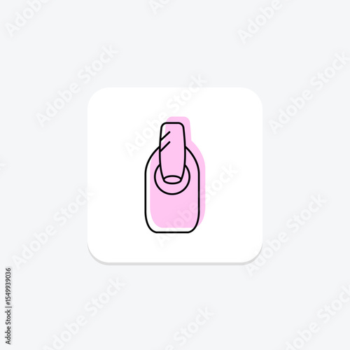 Nail Gel, vector, pixel perfect, illustrator file
