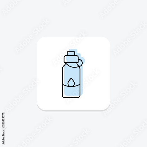 Travel Bottle, vector, pixel perfect, illustrator file