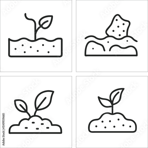 Soil Icons Set
