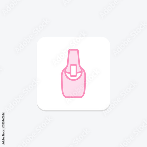 Nail Base Coat, vector, pixel perfect, illustrator file