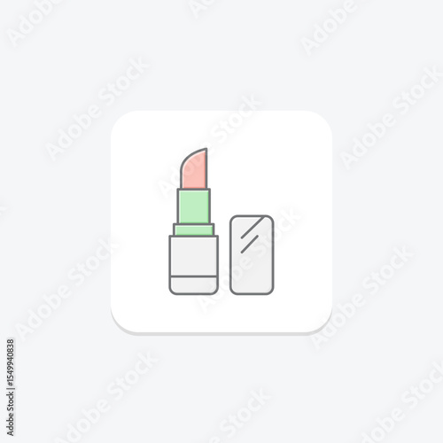 Lipstick, vector, pixel perfect, illustrator file