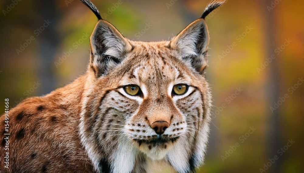 Obraz premium eurasian lynx lynx lynx close up