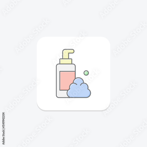 Foam Cleanser, vector, pixel perfect, illustrator file