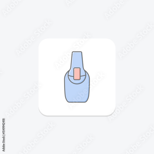 Nail Base Coat, vector, pixel perfect, illustrator file