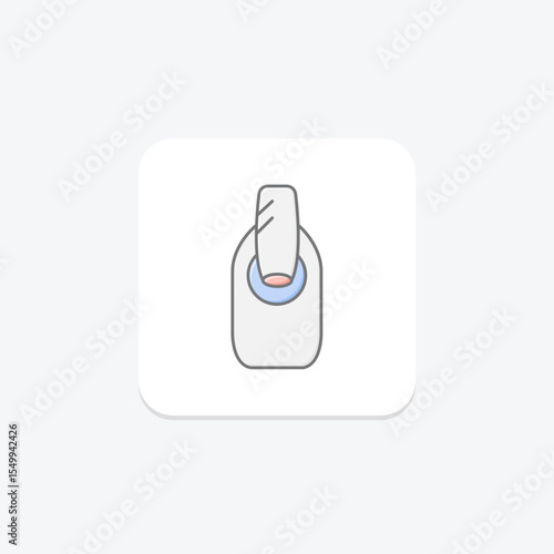 Nail Gel, vector, pixel perfect, illustrator file