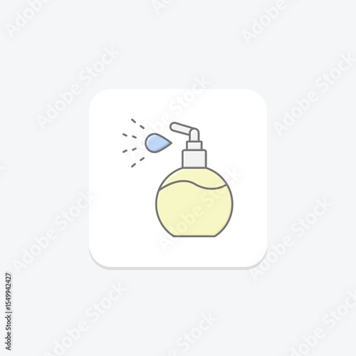 Perfume Spray, vector, pixel perfect, illustrator file