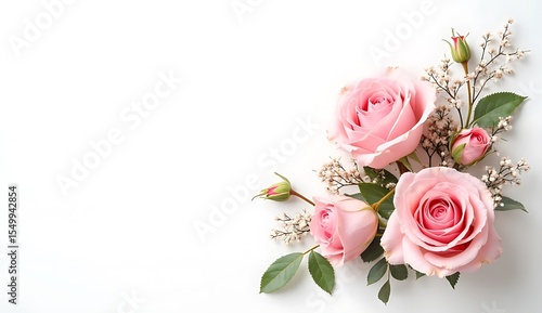 pink roses bouquet