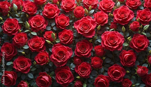bouquet of red roses