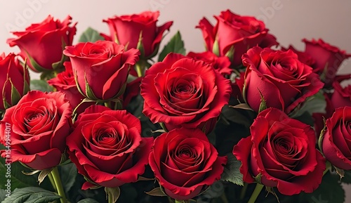 bouquet of red roses