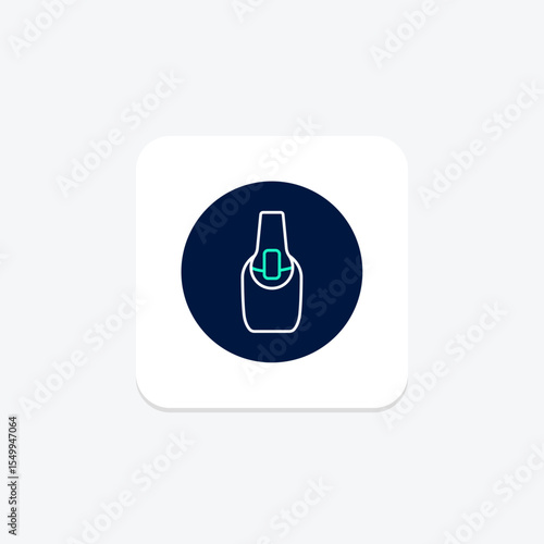 Nail Base Coat, vector, pixel perfect, illustrator file