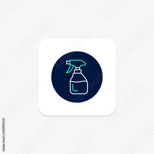 Spray Bottle, vector, pixel perfect, illustrator file