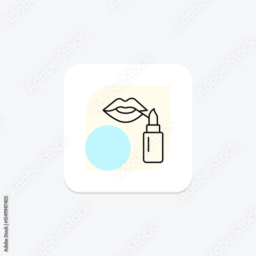 Lip Stain, vector, pixel perfect, illustrator file
