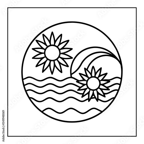 black and white mandala coloring pages