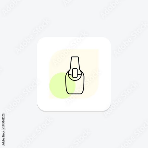 Nail Base Coat, vector, pixel perfect, illustrator file