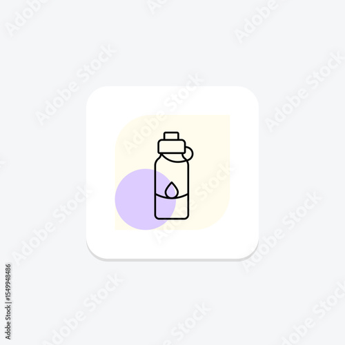 Travel Bottle, vector, pixel perfect, illustrator file