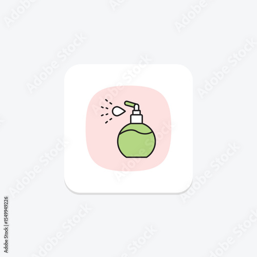 Perfume Spray, vector, pixel perfect, illustrator file