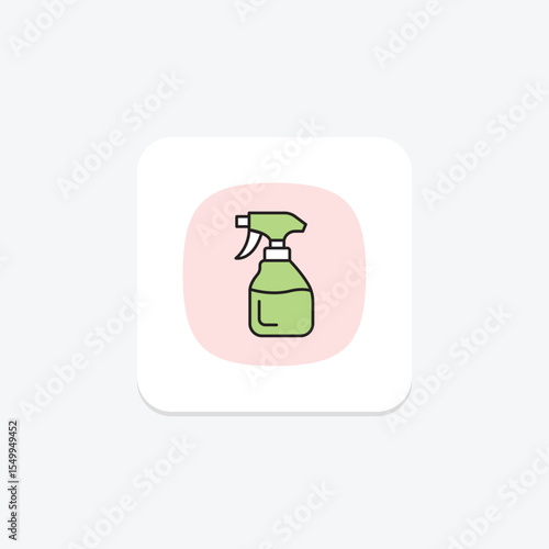Spray Bottle, vector, pixel perfect, illustrator file