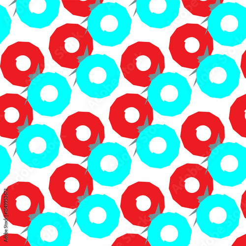seamless background with circles