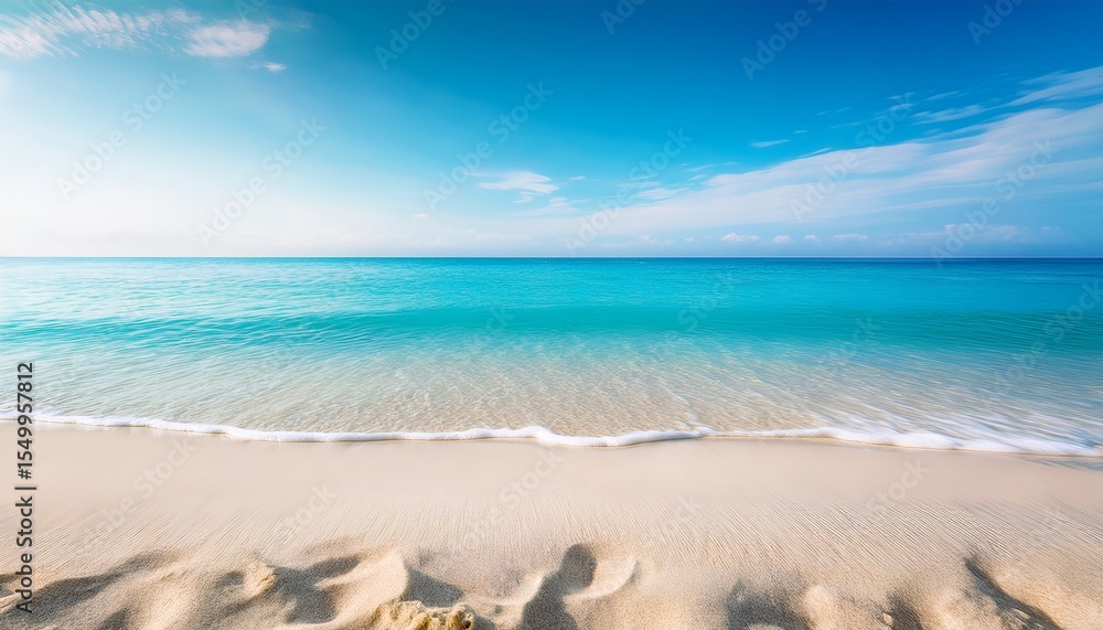 minimalistic beach background featuring white sand in sharp focus with a blurred turquoise ocean and sky in the distance the soft bokeh effect creates a dreamy calm atmosphere ideal for summer theme minimalistic beach background featuring white sand in sharp focus with a blurred turquoise ocean and sky in the distance the soft bokeh effect creates a dreamy calm atmosphere ideal for summer theme