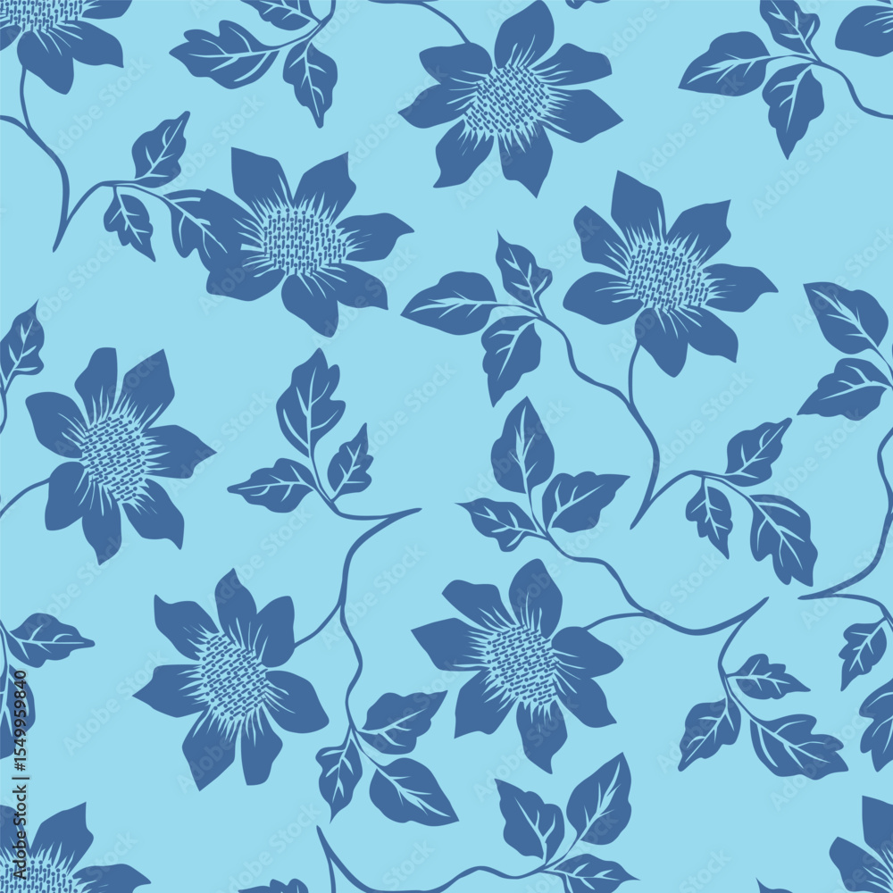 Fototapeta premium seamless floral pattern