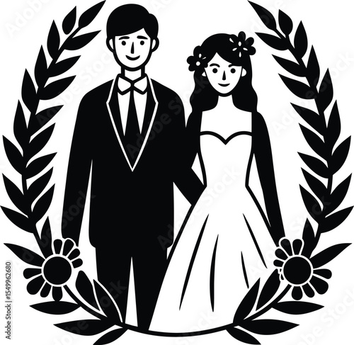 bride and groom