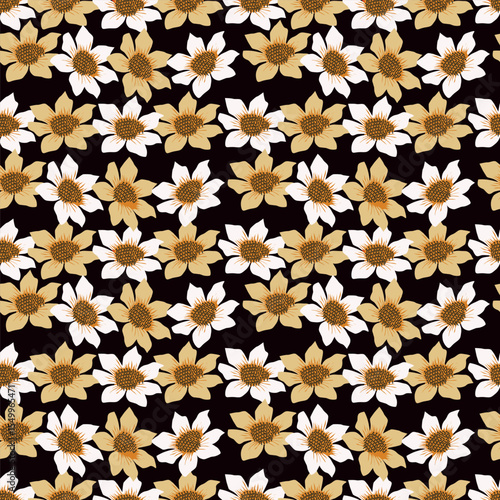 cute flower pattern image for fabric textile or wall decoration