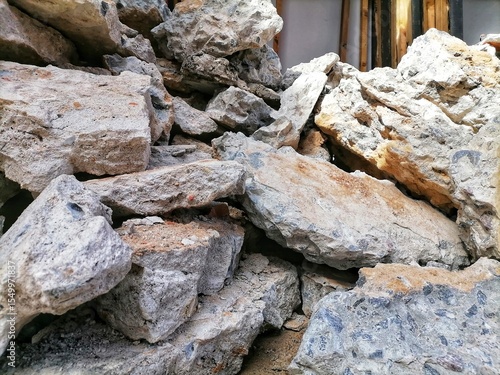 Photo of construction waste debris