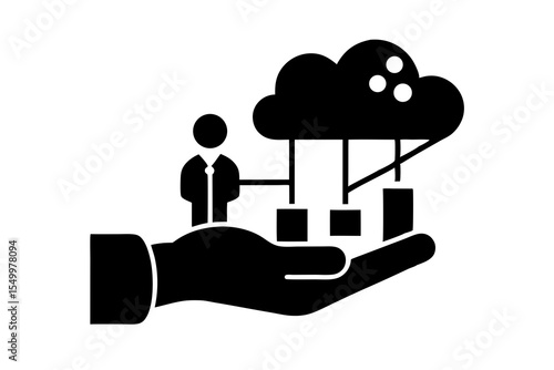 Cloud Computing Benefits Infographic: Cost Efficiency, Flexibility & Collaboration