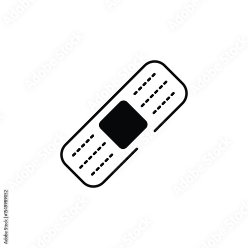 Bandage icon design with white background stock illustration