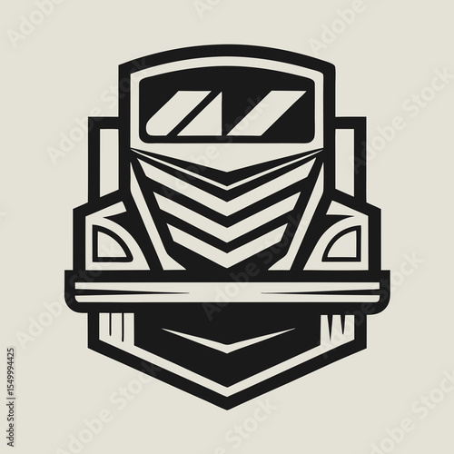 Premium trucking company ready made logo. 18 wheeler semi truck logo vector. Best for trucking and freight related industry