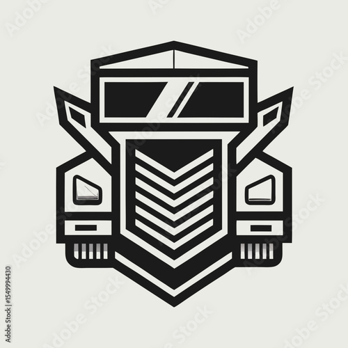 Premium trucking company ready made logo. 18 wheeler semi truck logo vector. Best for trucking and freight related industry