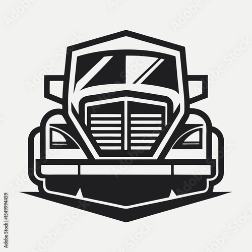 Premium trucking company ready made logo. 18 wheeler semi truck logo vector. Best for trucking and freight related industry