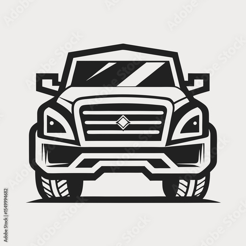 Premium trucking company ready made logo. 18 wheeler semi truck logo vector. Best for trucking and freight related industry