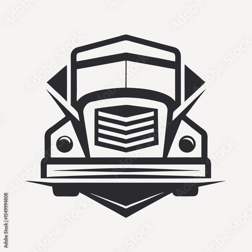 Premium trucking company ready made logo. 18 wheeler semi truck logo vector. Best for trucking and freight related industry